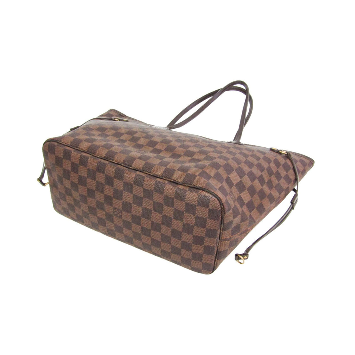 Louis Vuitton Neverfull Damier, Brown, Canvas, Tote Bag