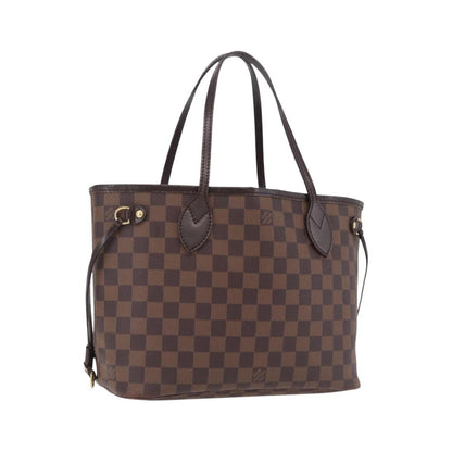 Louis Vuitton Neverfull Damier, Brown, Canvas, Tote Bag