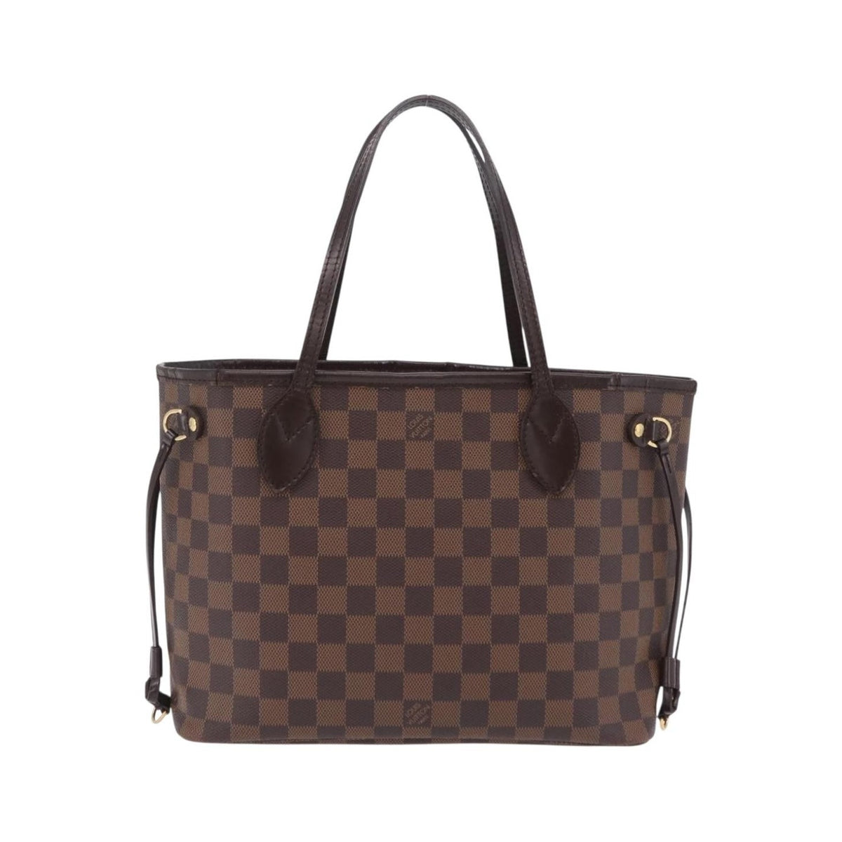 Louis Vuitton Neverfull Damier, Brown, Canvas, Tote Bag