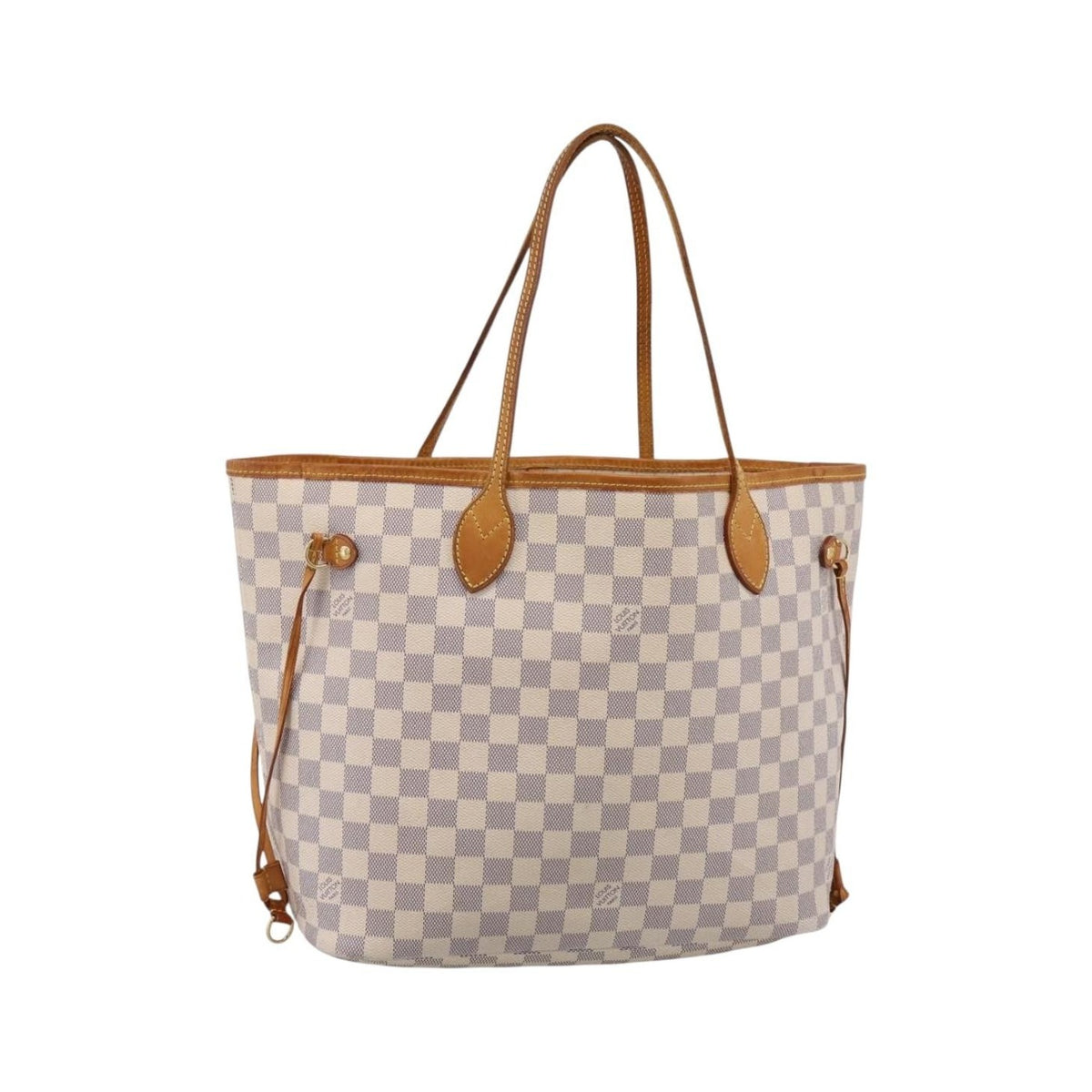 Louis Vuitton Neverfull Damier, Beige, Canvas, Tote Bag