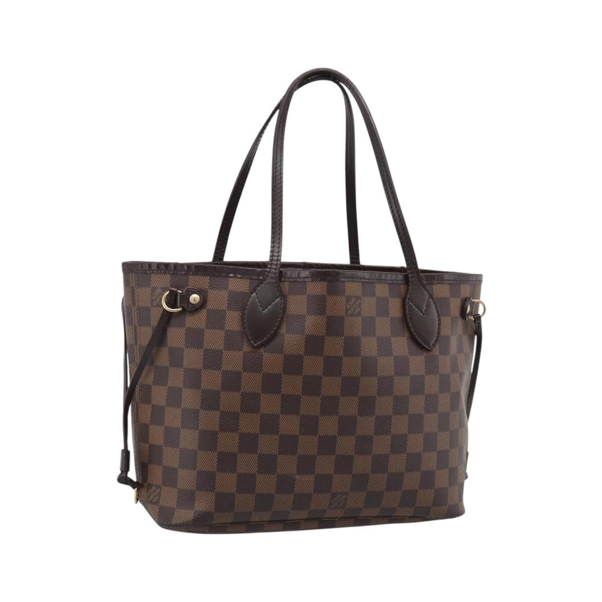 Louis Vuitton Neverfull Damier, Brown, Canvas, Tote Bag