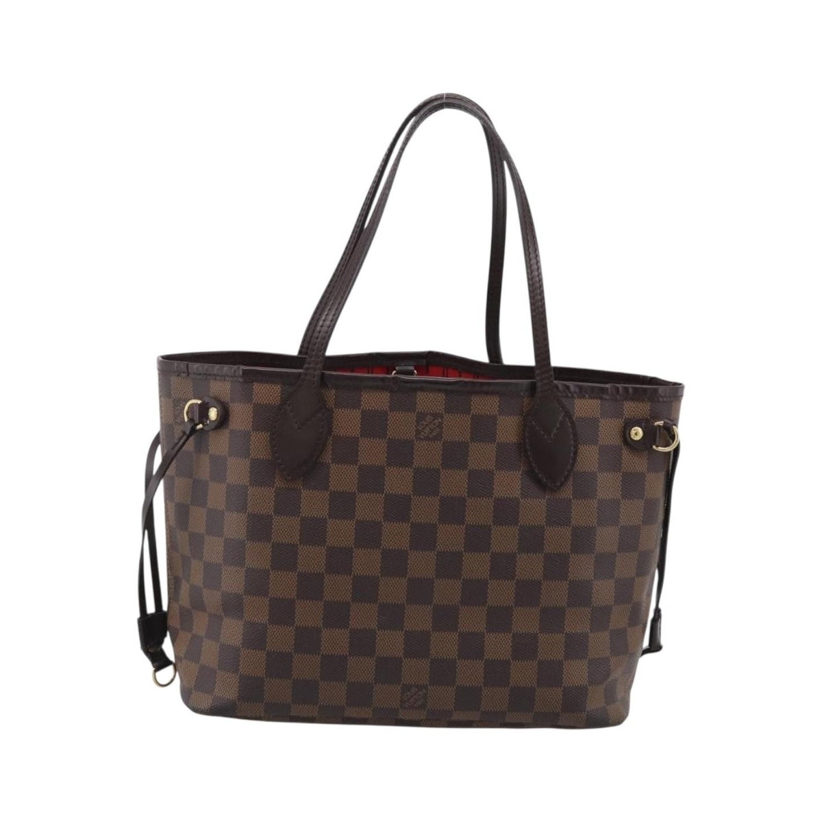 Louis Vuitton Neverfull Damier, Brown, Canvas, Tote Bag