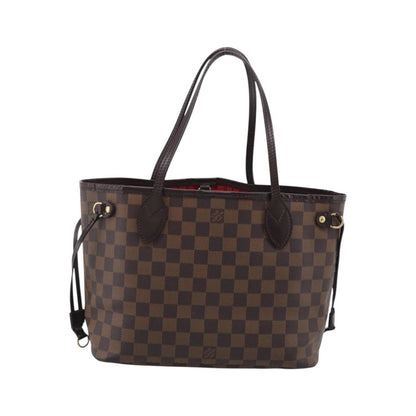 Louis Vuitton Neverfull Damier, Brown, Canvas, Tote Bag