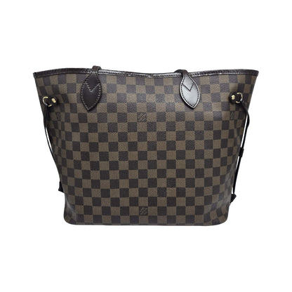 Louis Vuitton Neverfull Damier Ebene, Brown, Canvas, Tote Bag