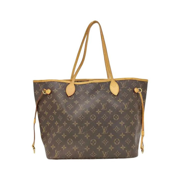 Louis Vuitton Neverfull Monogram, Brown, Canvas, Tote Bag