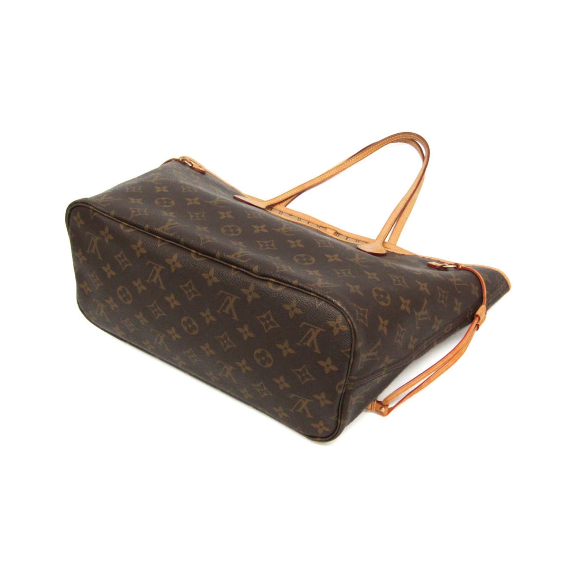 Louis Vuitton Neverfull Monogram Canvas, Brown, Canvas, Tote Bag