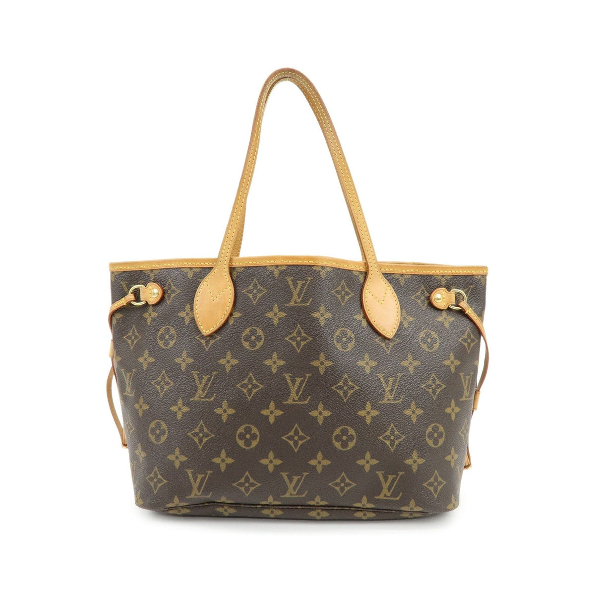 Louis Vuitton Neverfull Monogram Canvas, Brown, Canvas, Tote Bag