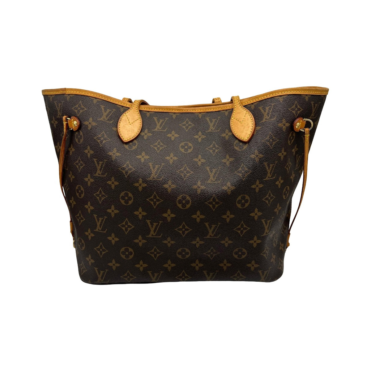 Louis Vuitton Neverfull Monogram Canvas, Brown, Canvas, Tote Bag