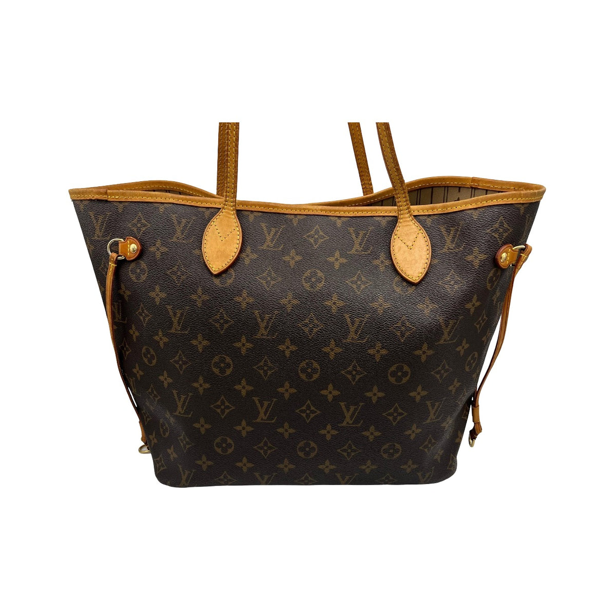 Louis Vuitton Neverfull Monogram Canvas, Brown, Canvas, Tote Bag