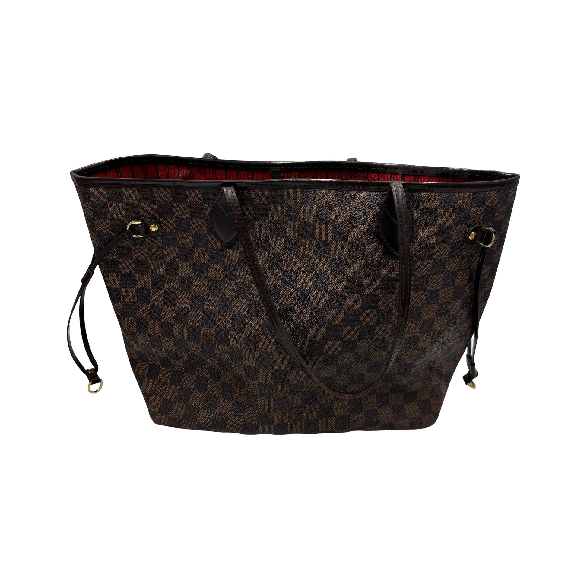 Louis Vuitton Neverfull Tote Damier, Brown, Canvas, Tote Bag