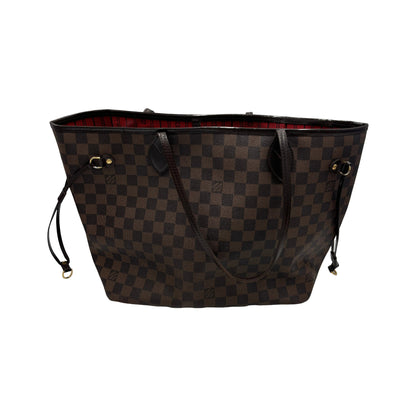 Louis Vuitton Neverfull Tote Damier, Brown, Canvas, Tote Bag