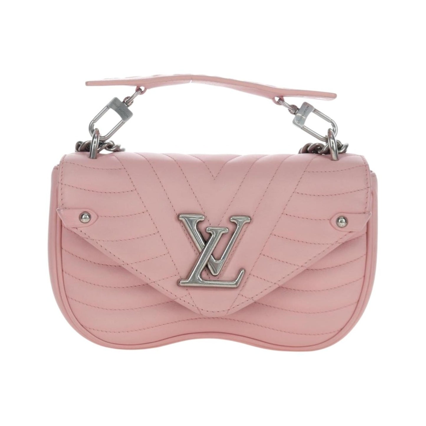 Louis Vuitton New Wave Chain Quilted Leather, Pink, Leather, Handbag
