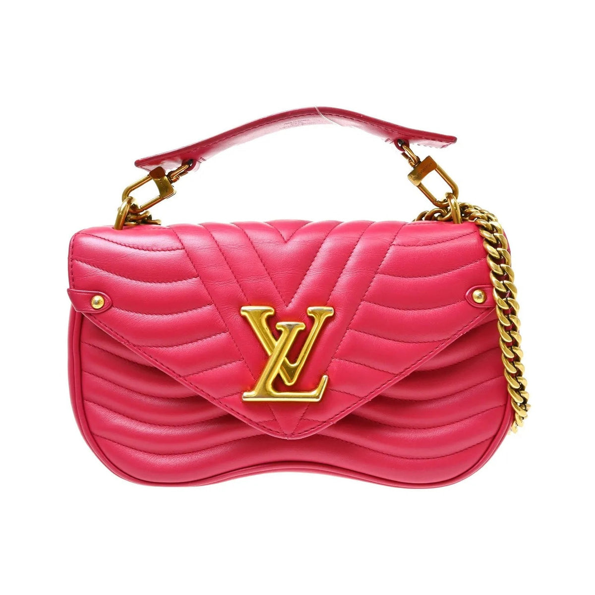 Louis Vuitton New Wave Quilted Leather, Pink, Leather, Handbag