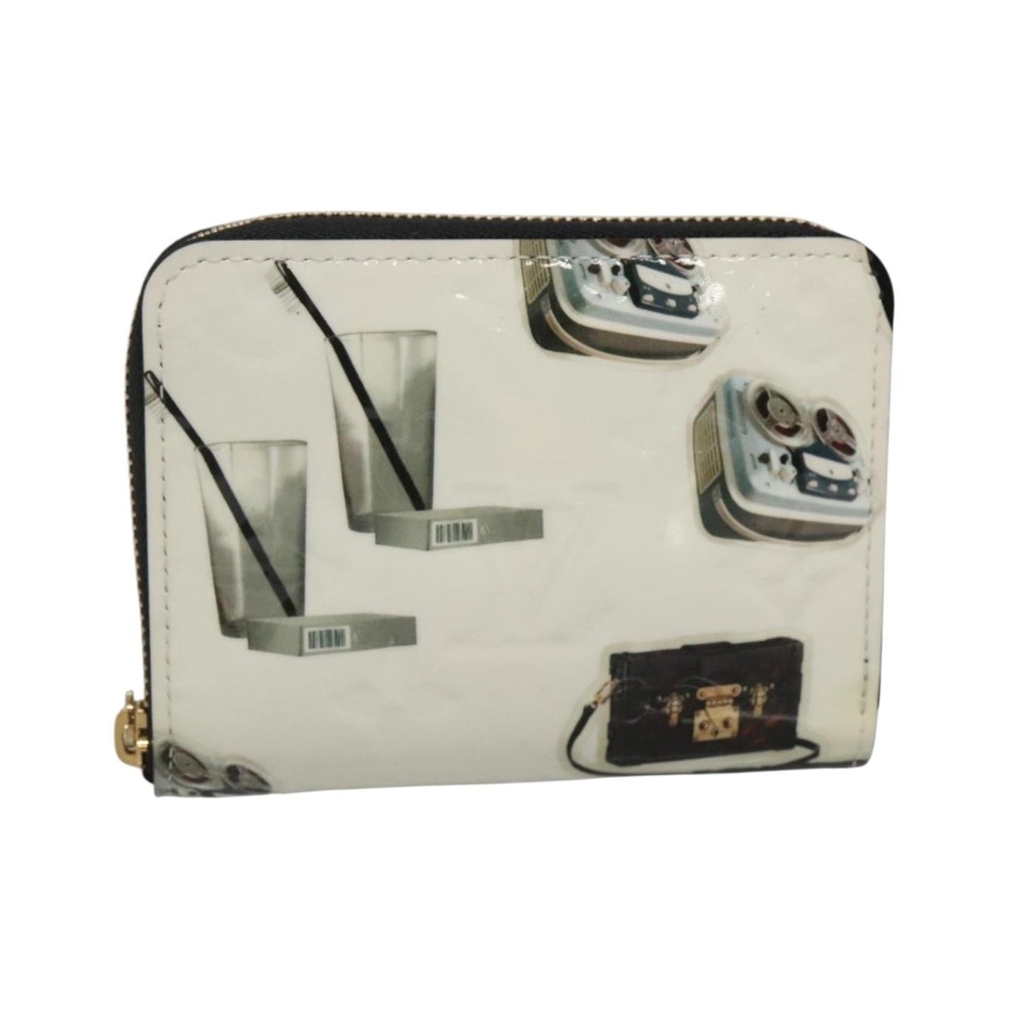 Louis Vuitton Nicolas Ghesquière Zippy Patent Monogram, White, Patent Leather, Wallet