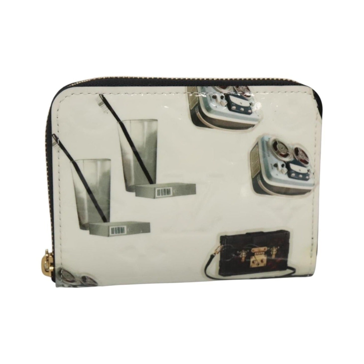 Louis Vuitton Nicolas Ghesquière Zippy Patent Monogram, White, Patent Leather, Wallet
