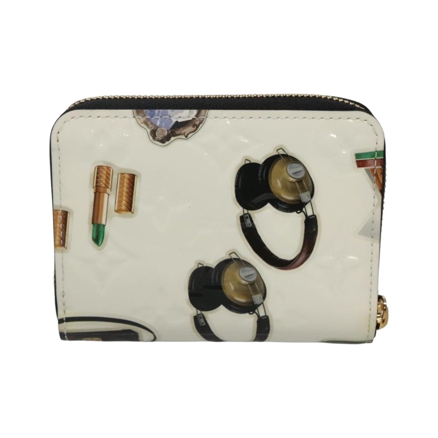 Louis Vuitton Nicolas Ghesquière Zippy Patent Monogram, White, Patent Leather, Wallet