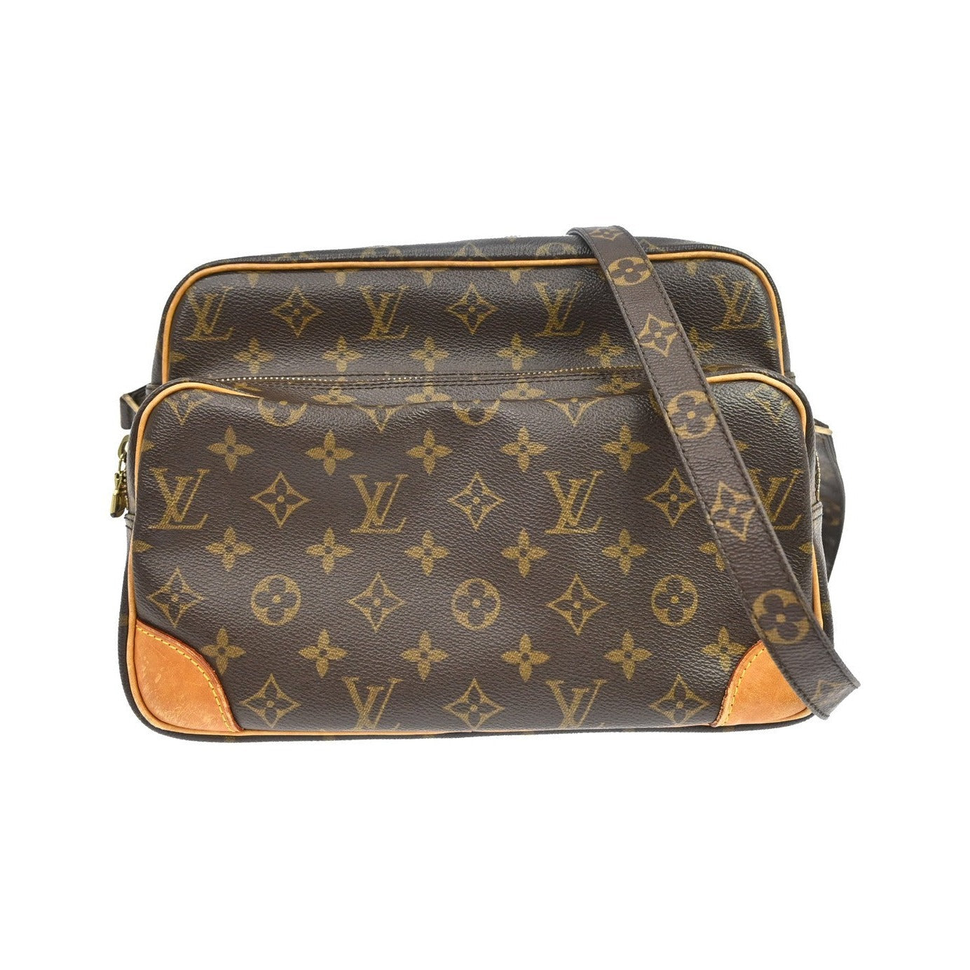 Louis Vuitton Nil Messenger Monogram Canvas, Brown, Canvas, Handbag