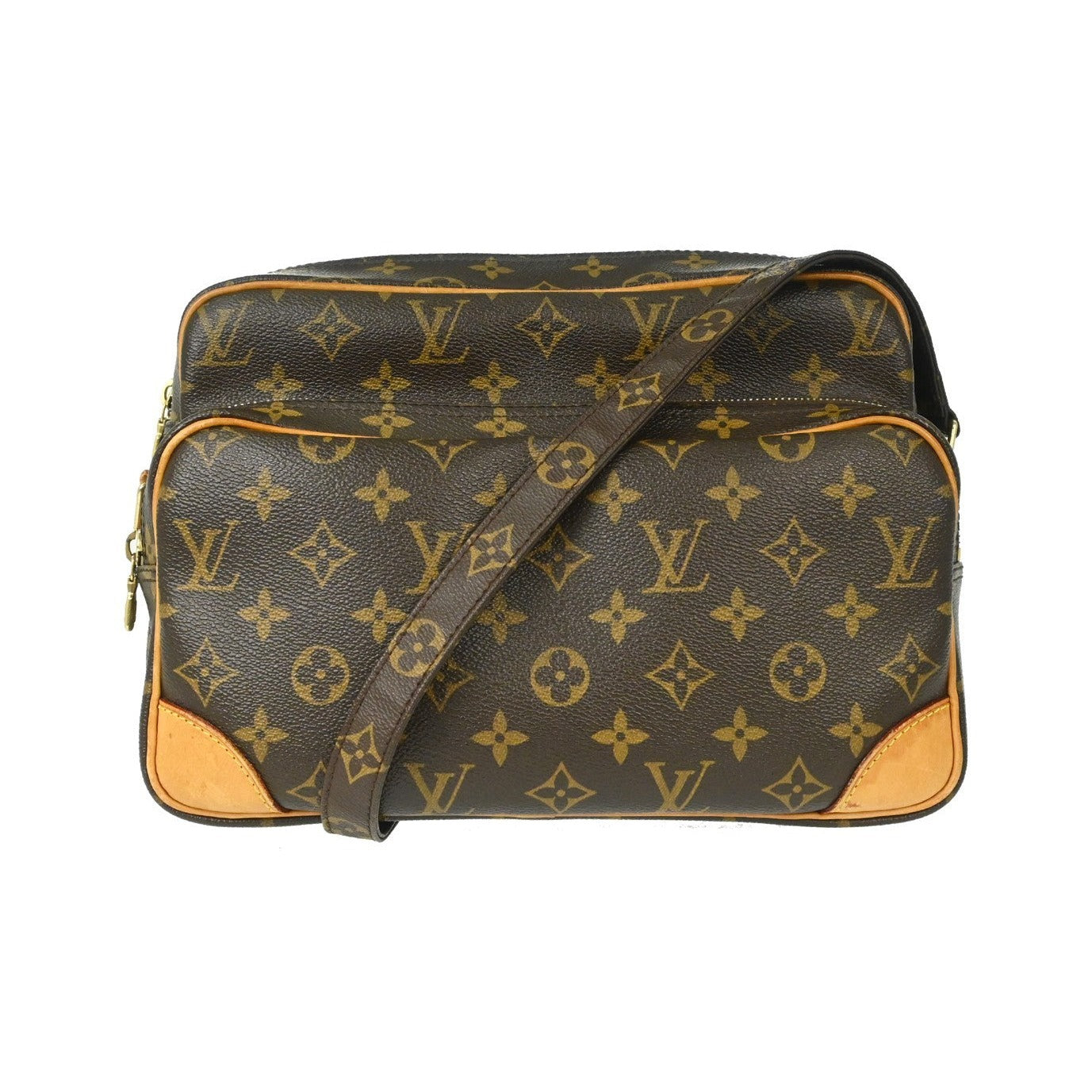 Louis Vuitton Nil Messenger Monogram Canvas, Brown, Canvas, Handbag