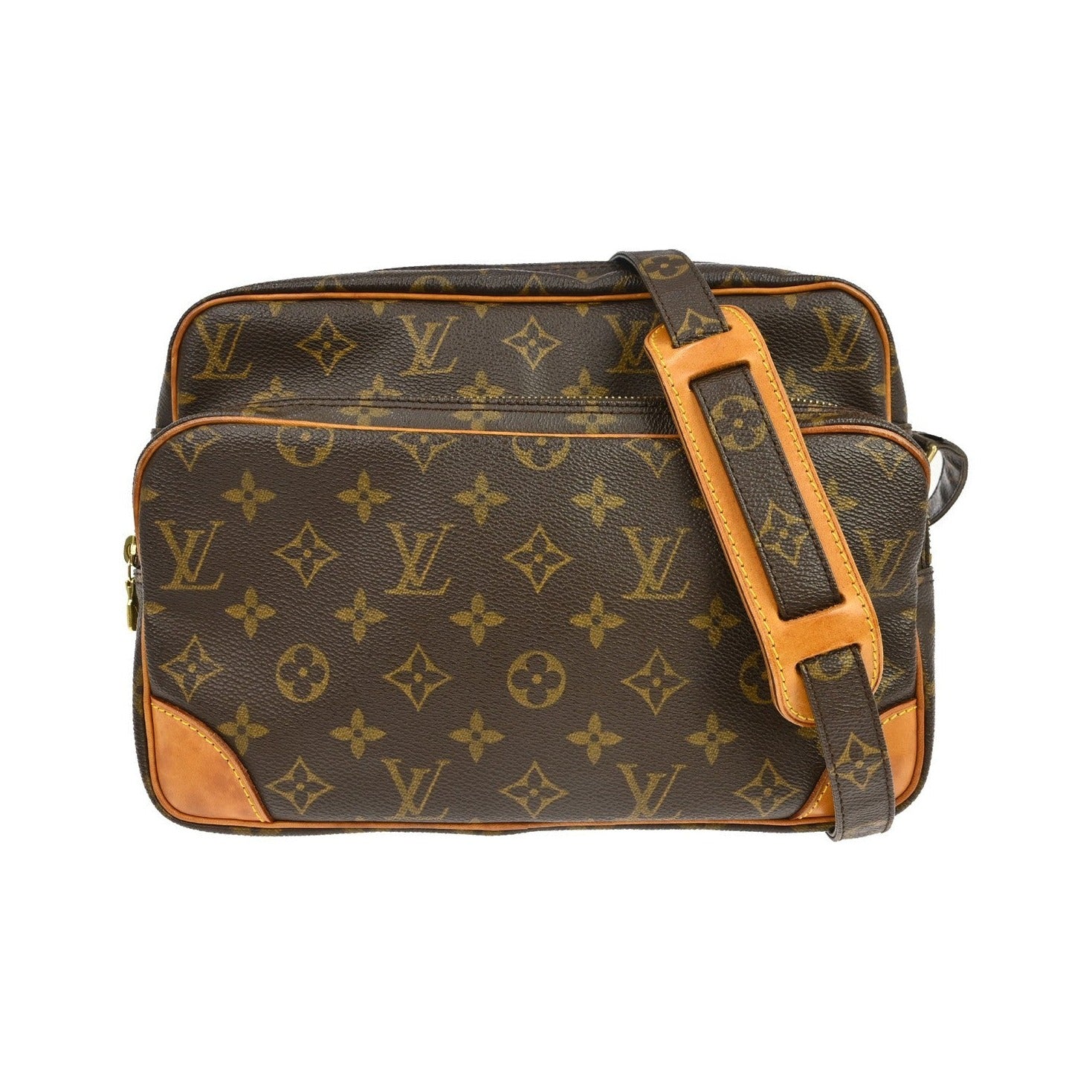 Louis Vuitton Nil Messenger Monogram Canvas, Brown, Canvas, Handbag