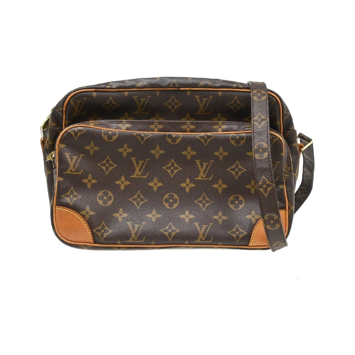 Louis Vuitton Nil Messenger Monogram Canvas, Brown, Canvas, Shoulder Bag