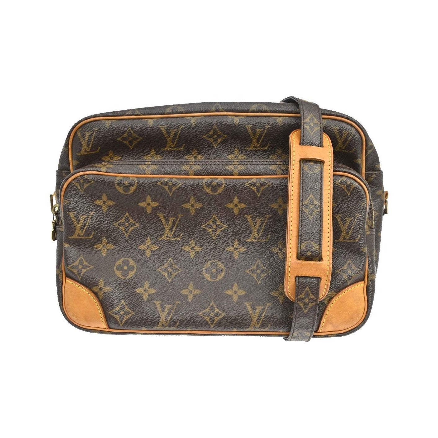 Louis Vuitton Nil Messenger Monogram Canvas, Brown, Canvas, Shoulder Bag