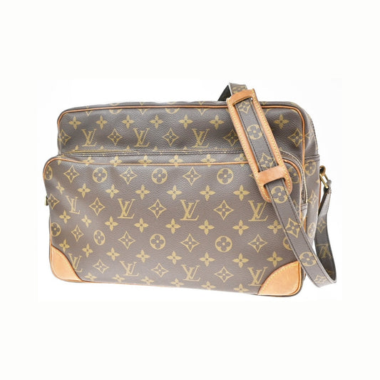 Louis Vuitton Nil Shoulder Bag Monogram Canvas, Brown, Canvas, Shoulder Bag