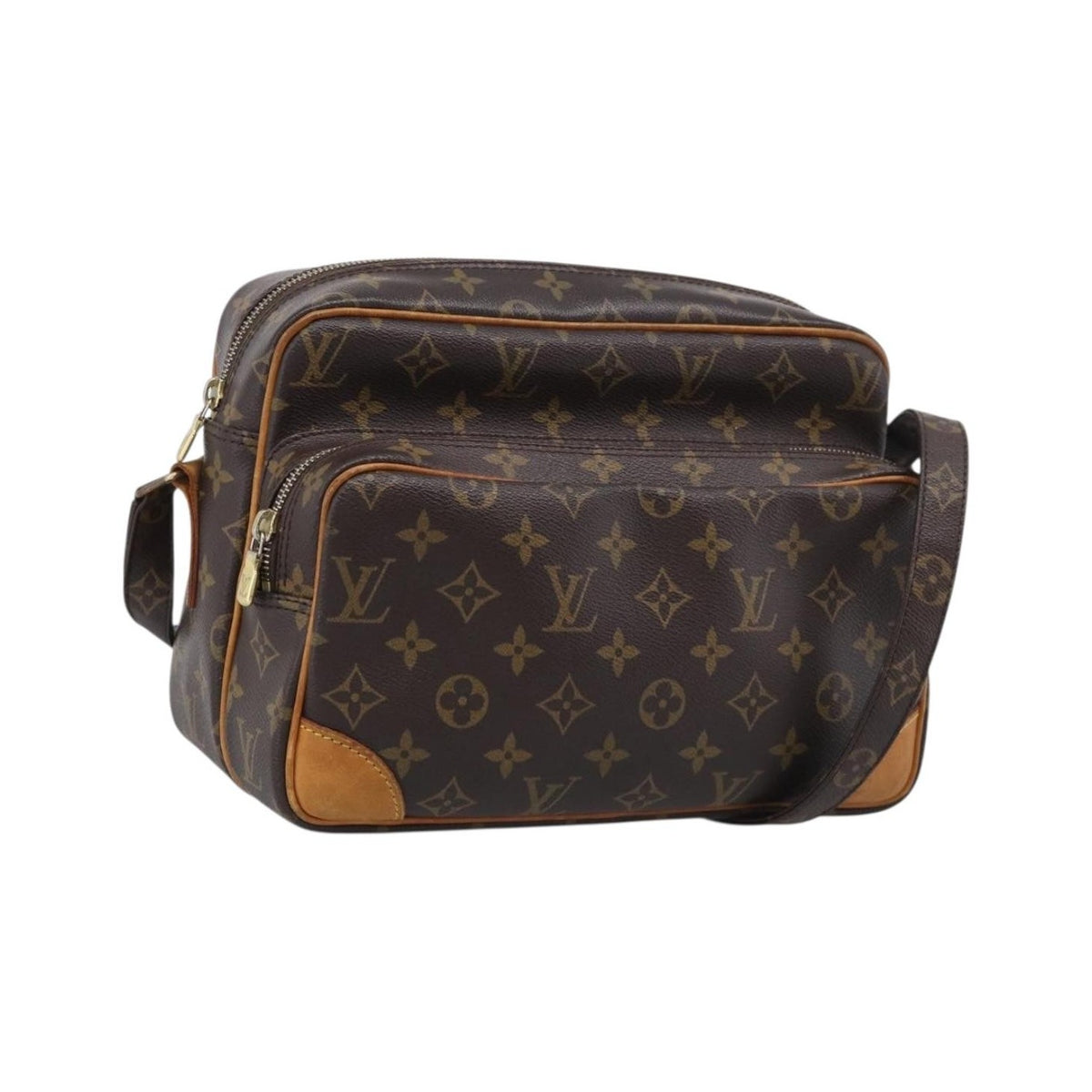 Louis Vuitton Nil Shoulder Bag Monogram Canvas, Brown, Canvas, Shoulder Bag