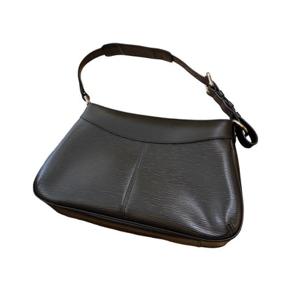 Louis Vuitton Nocturne Epi Leather, Black, Leather, Handbag