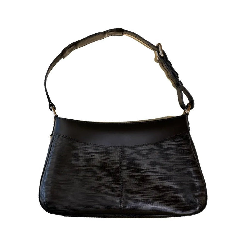 Louis Vuitton Nocturne Epi Leather, Black, Leather, Handbag