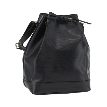 Louis Vuitton Noe Epi Leather, Black, Leather, Shoulder Bag