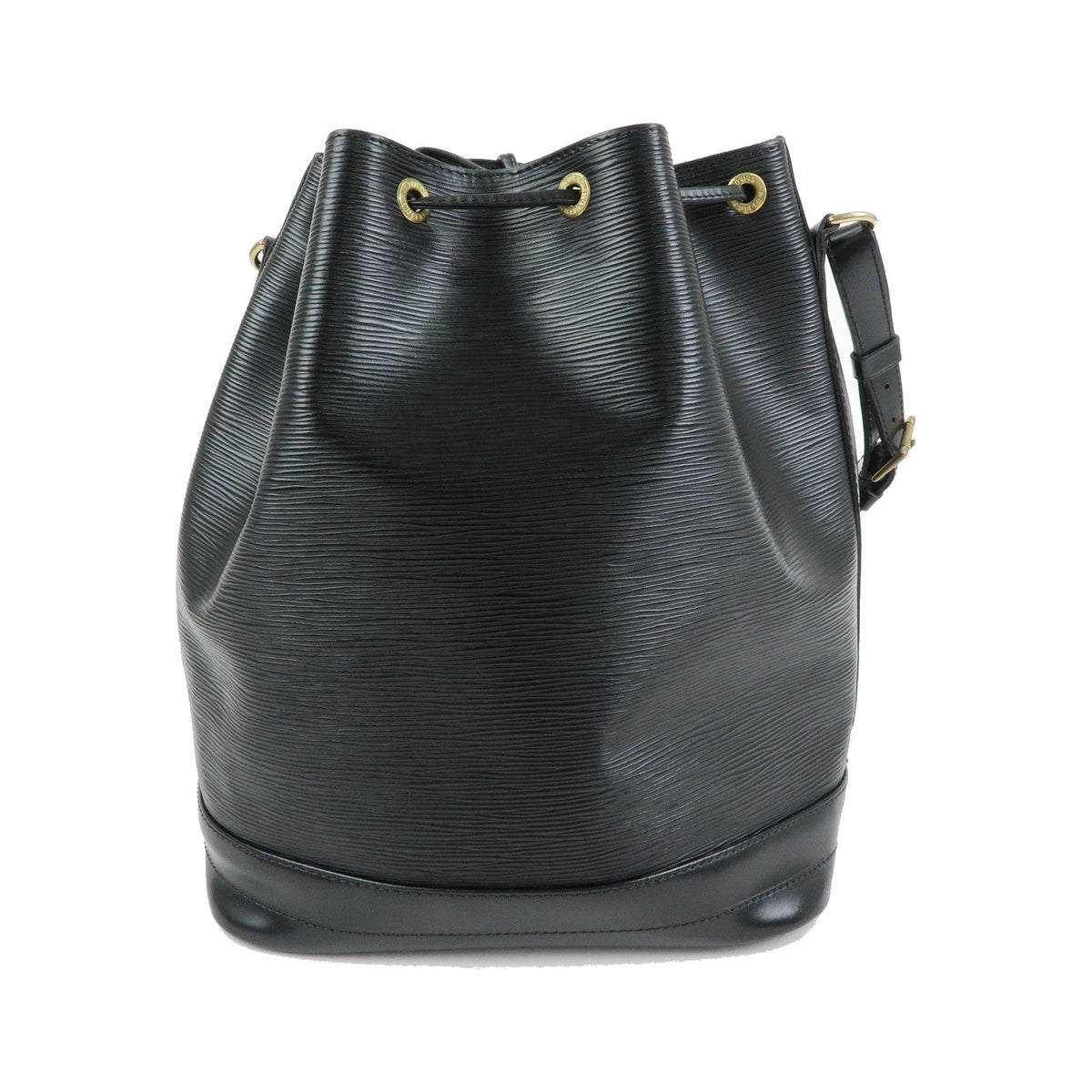 Louis Vuitton Noe Epi Leather, Black, Leather, Shoulder Bag