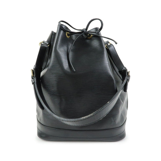 Louis Vuitton Noe Epi Leather, Black, Leather, Shoulder Bag