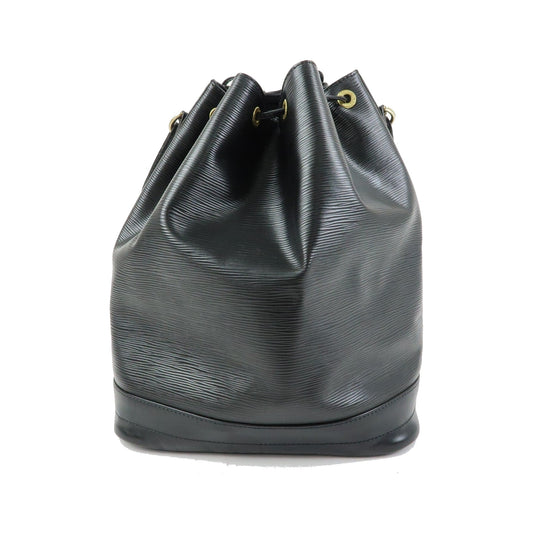 Louis Vuitton Noe Epi Leather, Black, Leather, Shoulder Bag