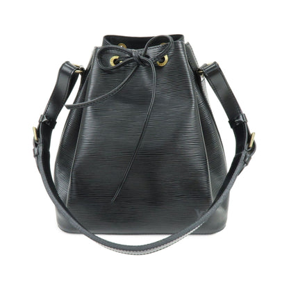 Louis Vuitton Noe Epi Leather, Black, Leather, Shoulder Bag