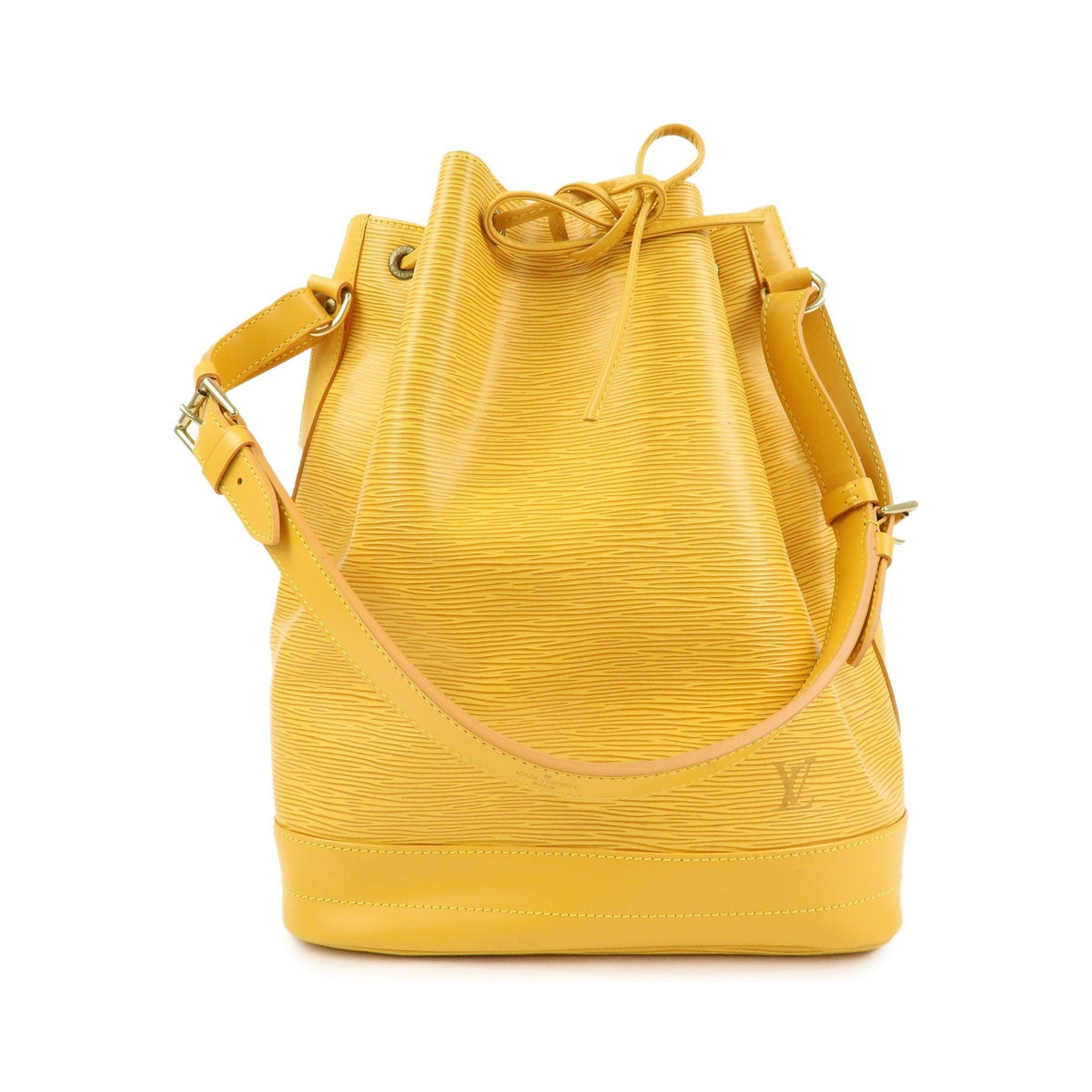 Louis Vuitton Noe Epi Leather, Yellow, Leather, Shoulder Bag