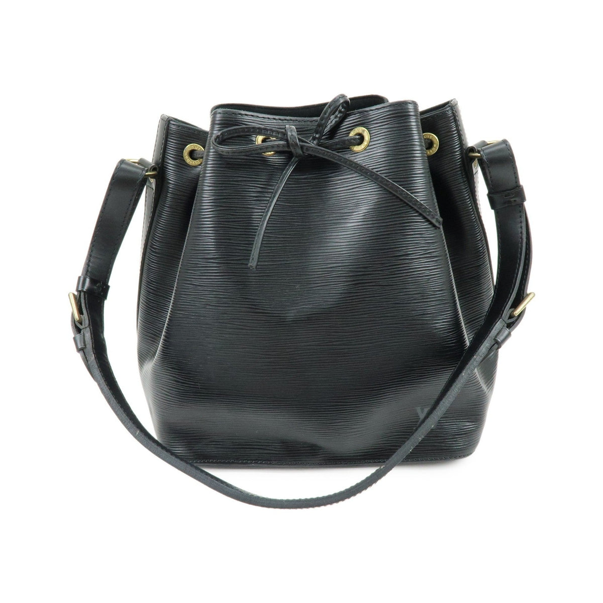 Louis Vuitton Noe Epi Leather, Black, Leather, Shoulder Bag