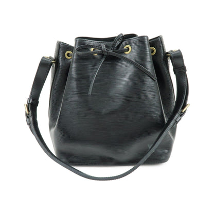 Louis Vuitton Noe Epi Leather, Black, Leather, Shoulder Bag