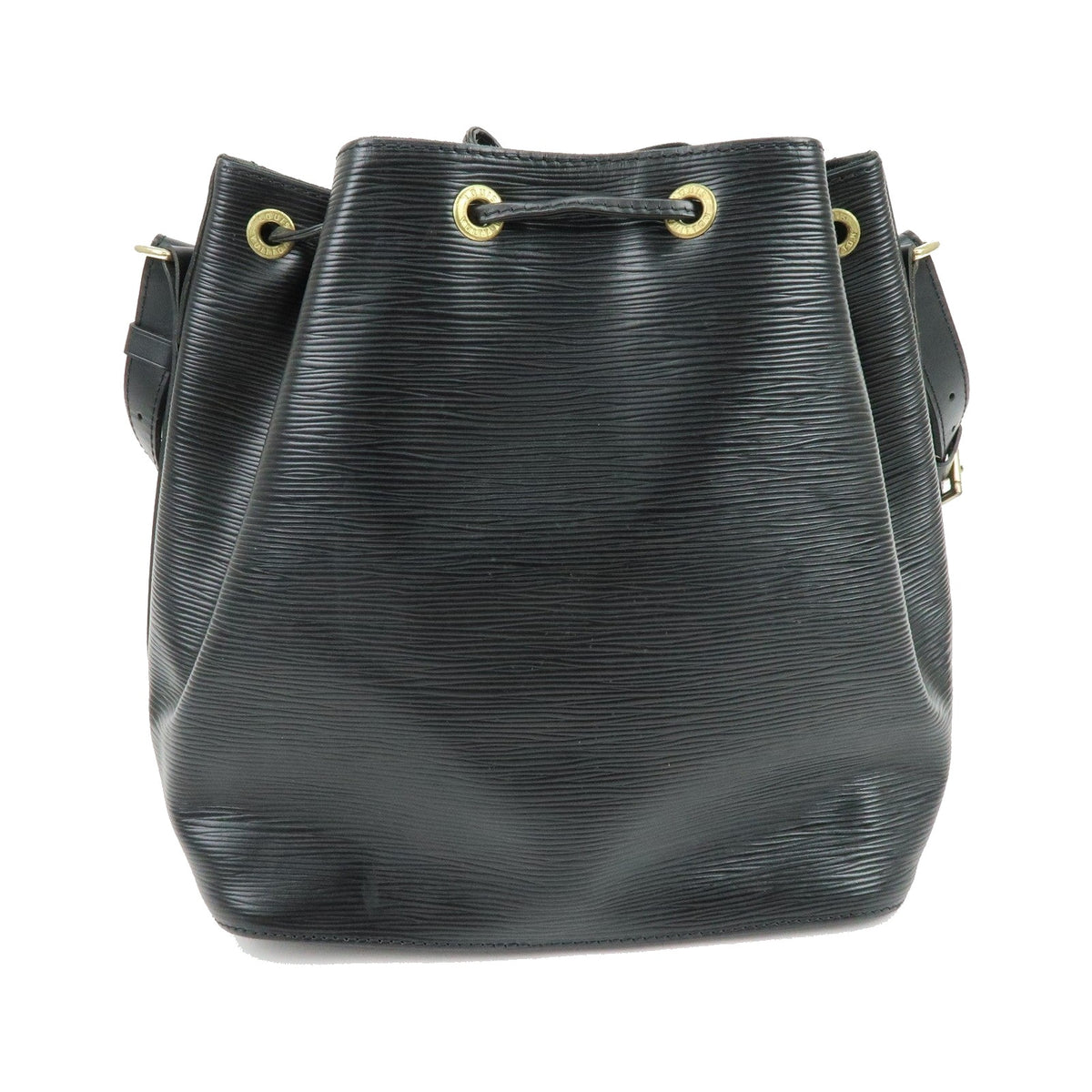 Louis Vuitton Noe Epi Leather, Black, Leather, Shoulder Bag