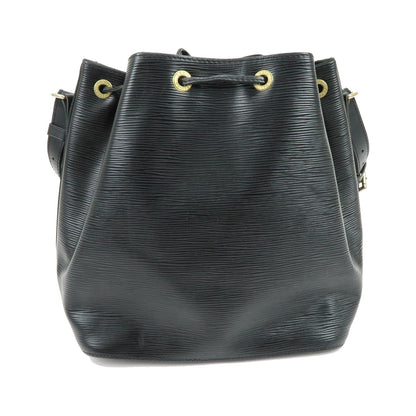 Louis Vuitton Noe Epi Leather, Black, Leather, Shoulder Bag