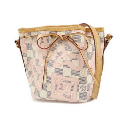 Louis Vuitton Noe Limited Edition Damier Tahitienne, White, Canvas, Shoulder Bag