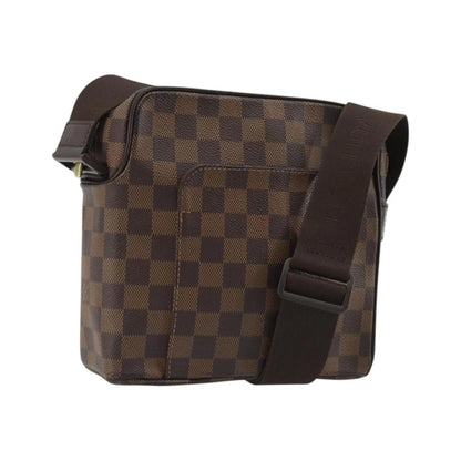 Louis Vuitton Olav Damier, Brown, Canvas, Shoulder Bag