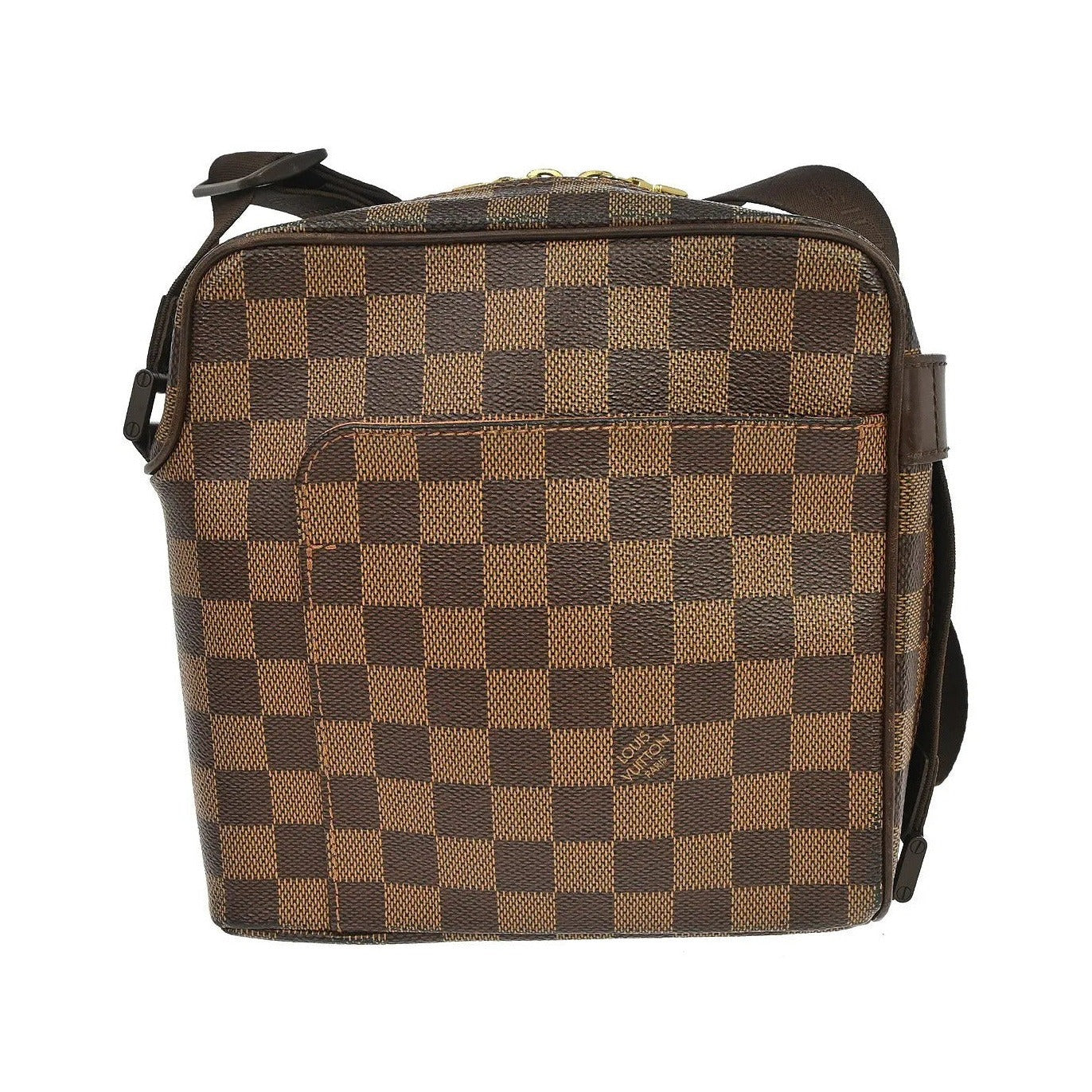 Louis Vuitton Olav Damier, Brown, Canvas, Shoulder Bag