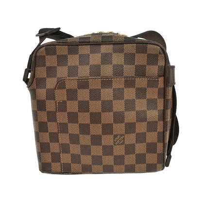 Louis Vuitton Olav Damier, Brown, Canvas, Shoulder Bag