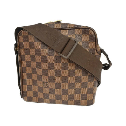 Louis Vuitton Olav Damier, Brown, Canvas, Shoulder Bag