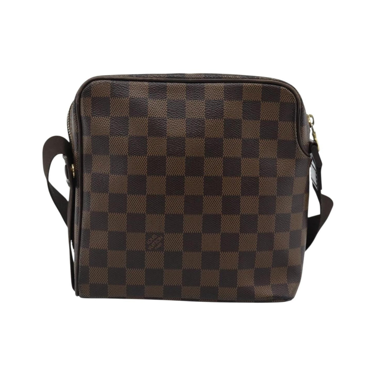 Louis Vuitton Olav Damier, Brown, Canvas, Shoulder Bag