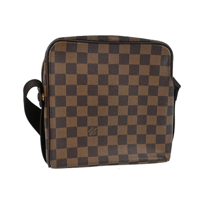 Louis Vuitton Olav Damier, Brown, Canvas, Handbag
