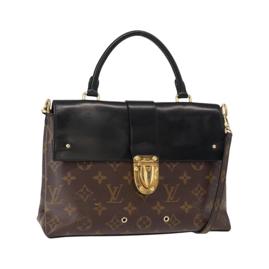 Louis Vuitton One Handle Flap Monogram Canvas and Leather, Brown, Canvas, Handbag