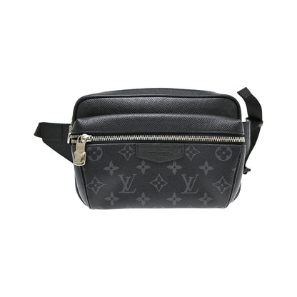 Louis Vuitton Outdoor BumBag Monogram Taigarama, Black, Leather, Shoulder Bag