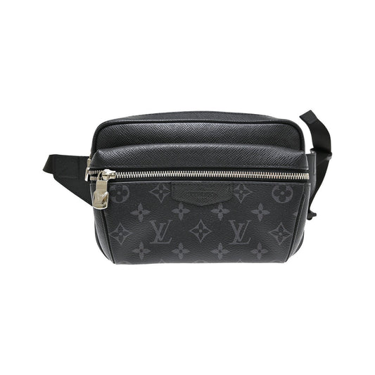 Louis Vuitton Outdoor BumBag Monogram Taigarama, Black, Leather, Shoulder Bag