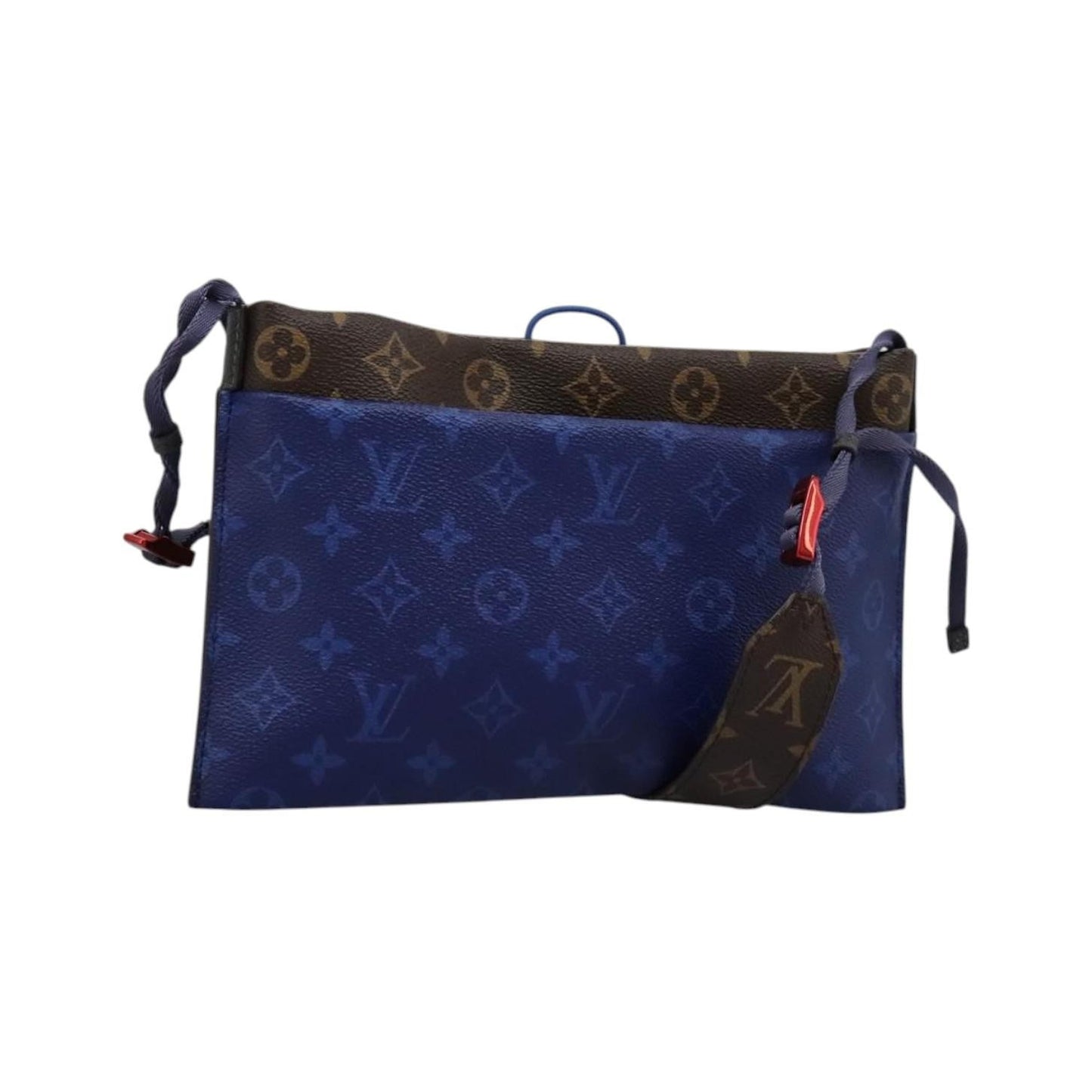 Louis Vuitton Outdoor Limited Edition Monogram Pacific Canvas, Blue, Canvas, Shoulder Bag